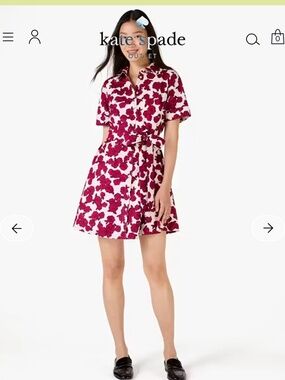 Kate Spade Rosy Florets Shirtdress